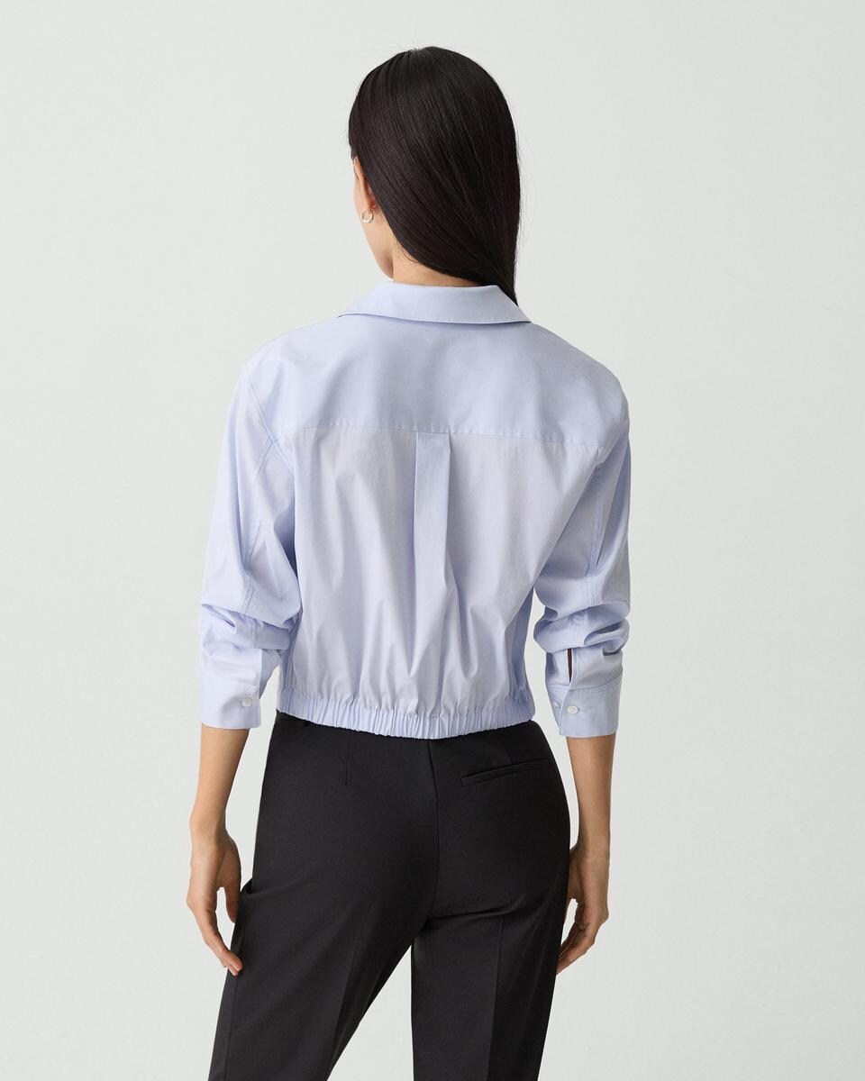 Cropped Shirt in Good Cotton