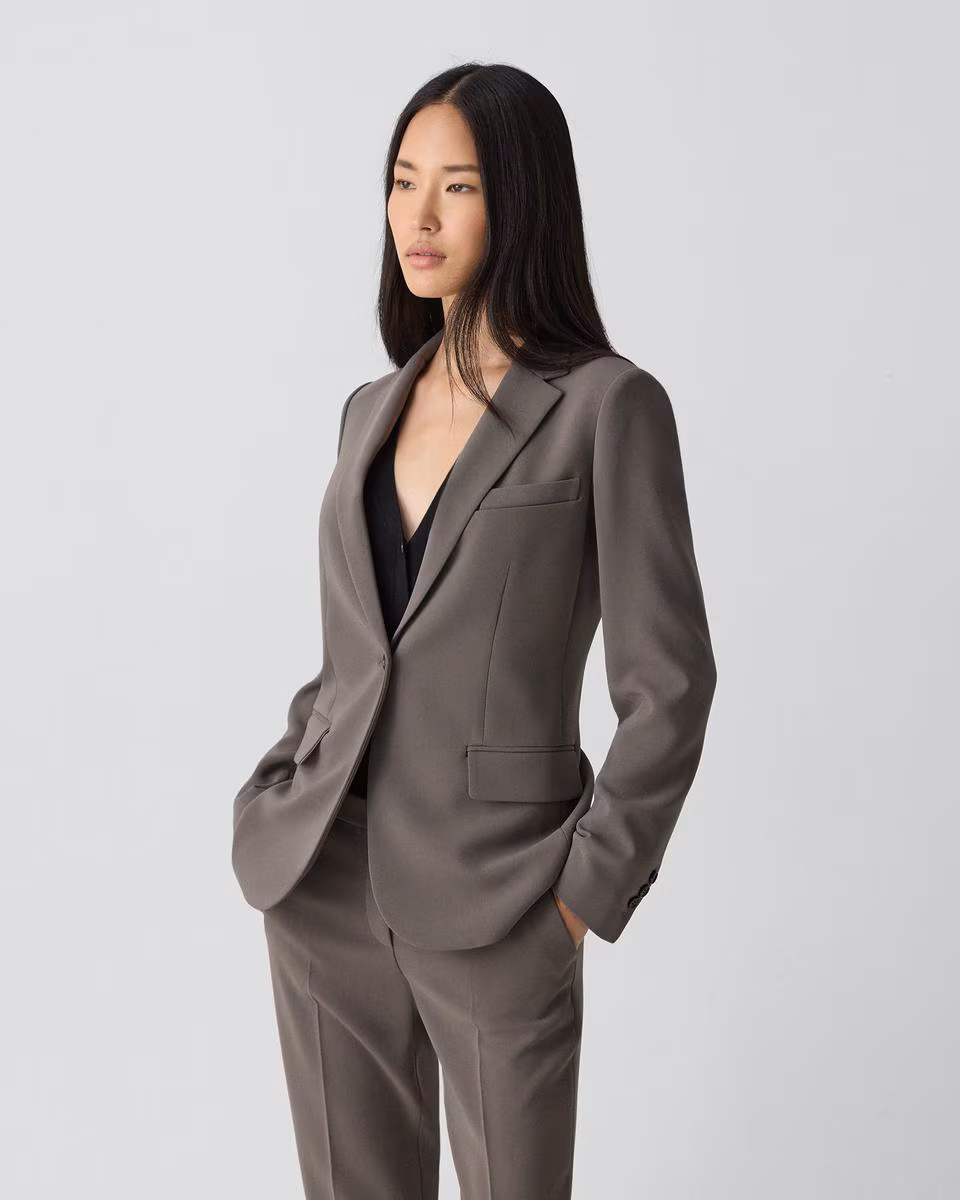 Staple Blazer in Admiral Crepe