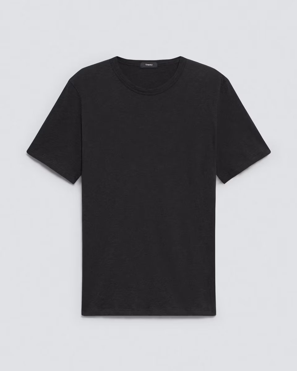 Essential Tee in Cosmos Slub Cotton