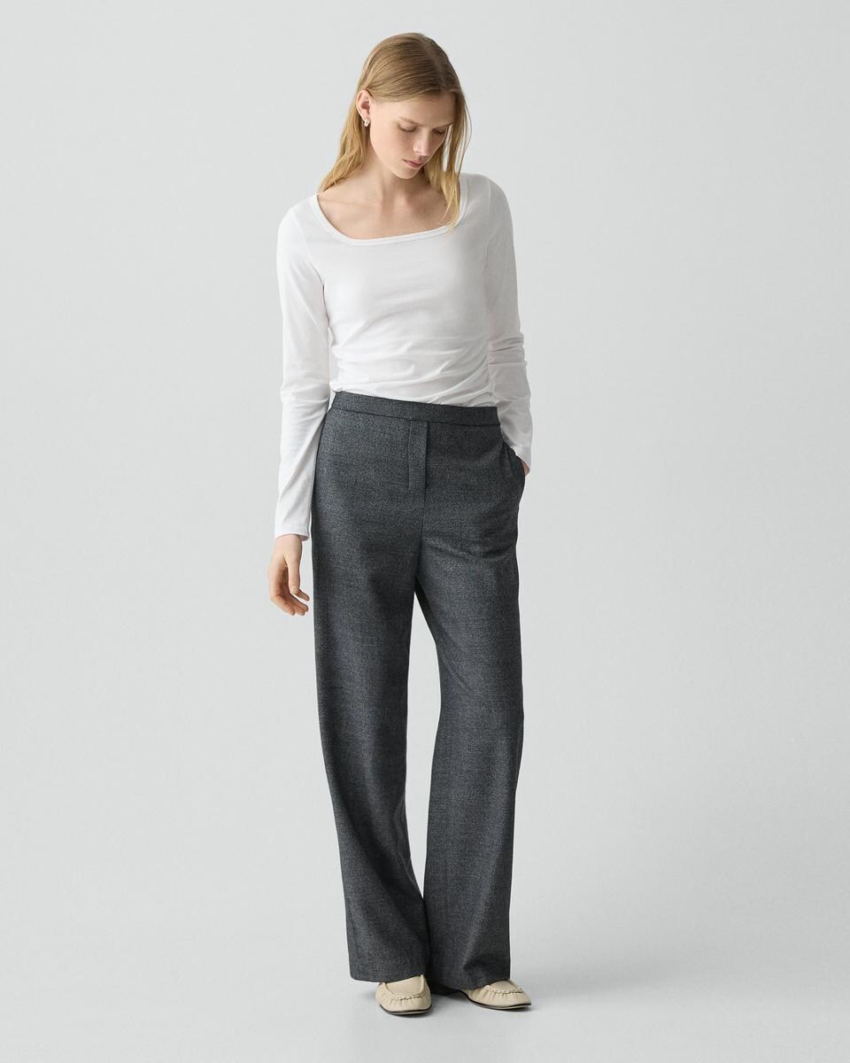 Square Neck Tee in Certified Organic Cotton