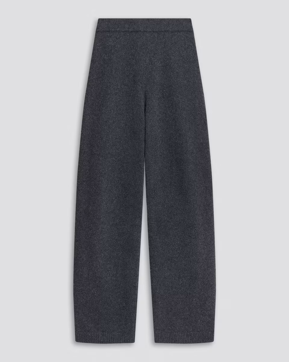 Pull-On Pant in Felted Wool Cashmere