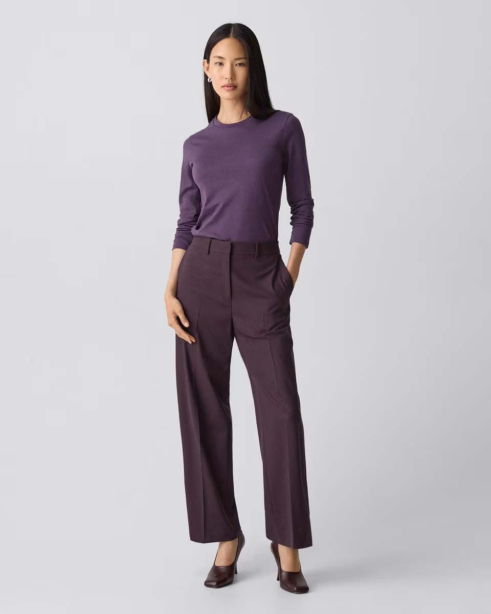 Tiny Long-Sleeve Tee in Organic Cotton