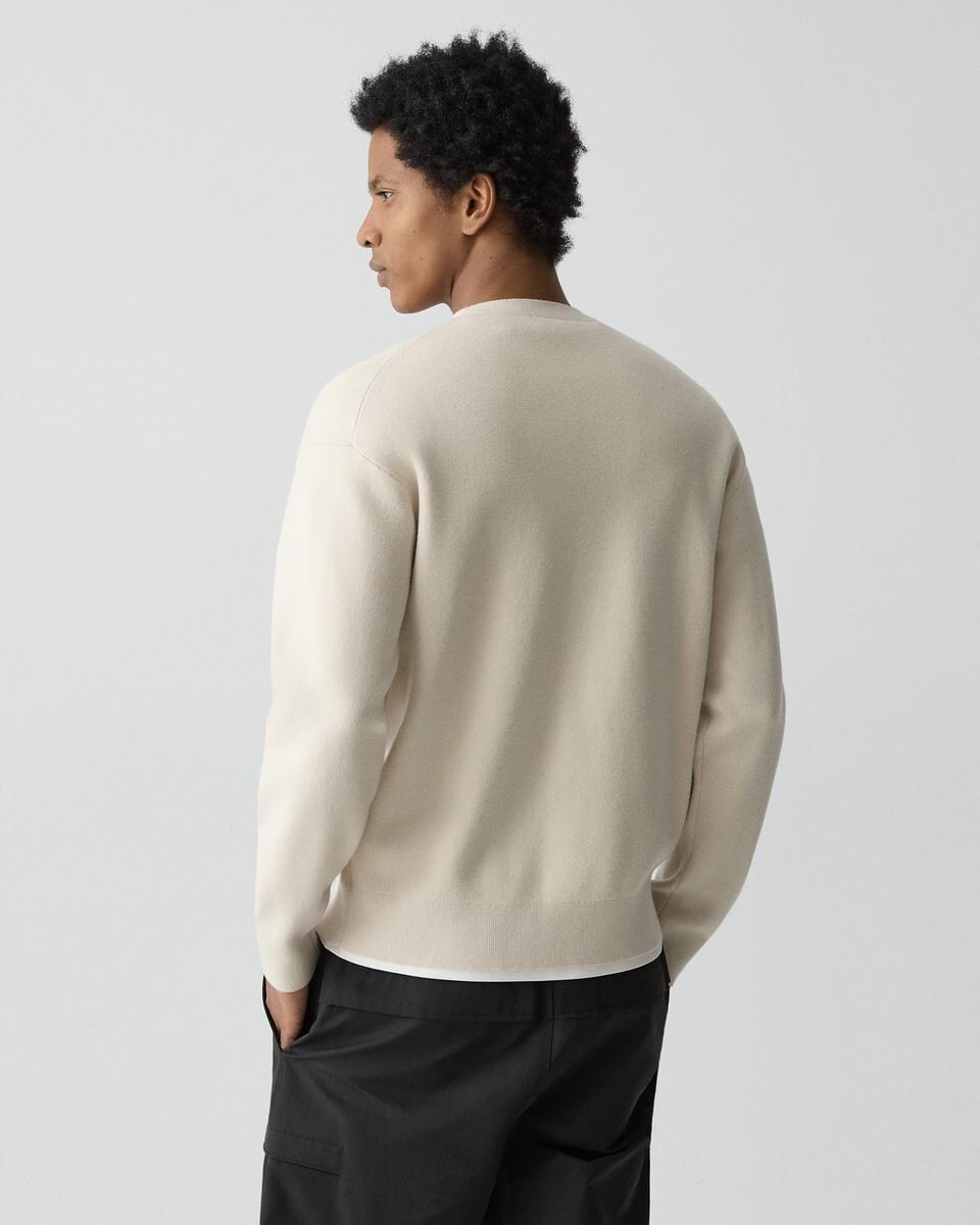 V-Neck Cardigan in Wool Bilen