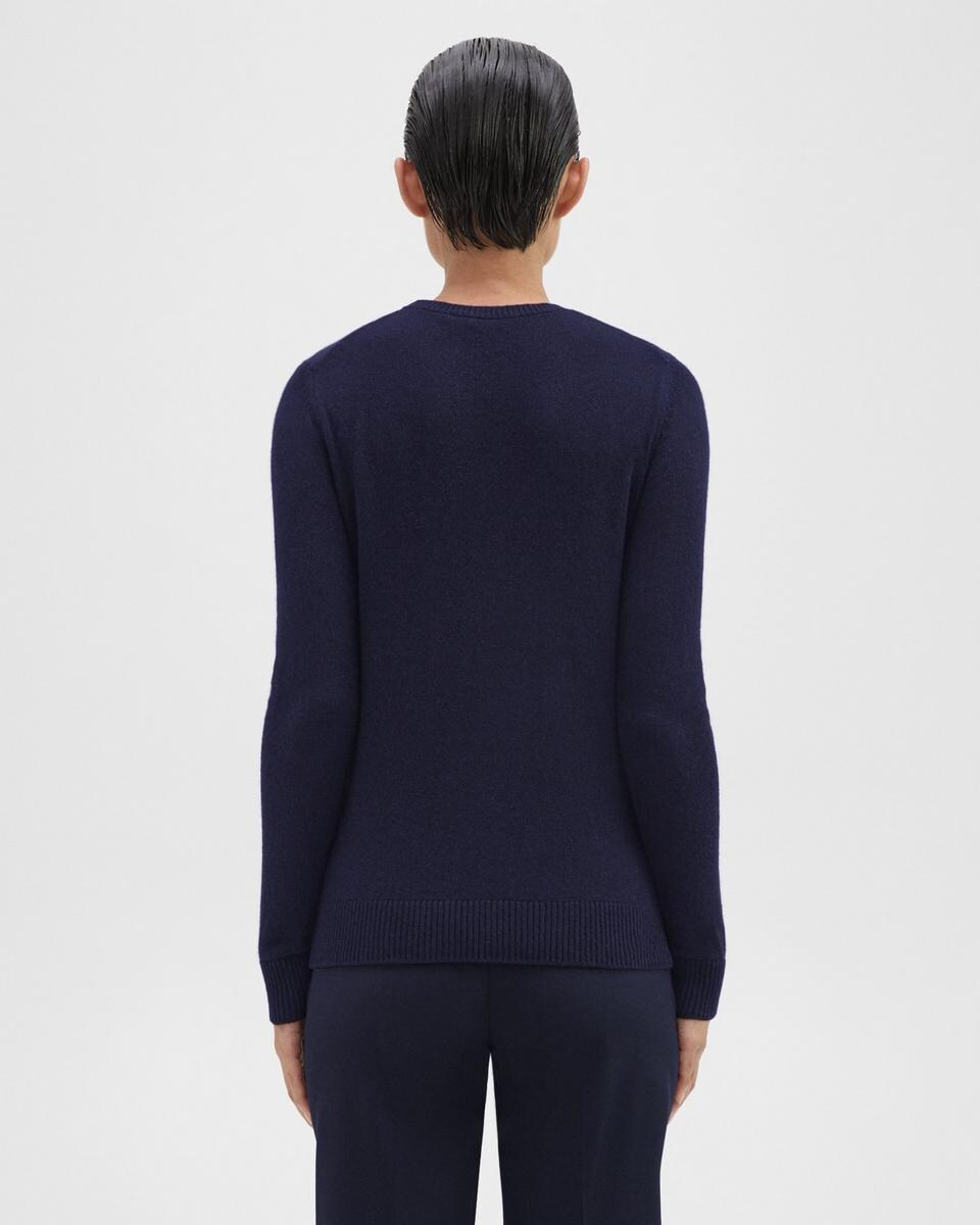 Crewneck Sweater in Feather Cashmere