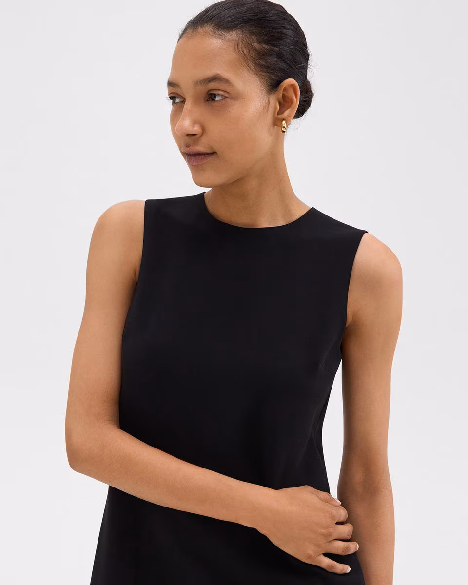 Shift Dress in Admiral Crepe