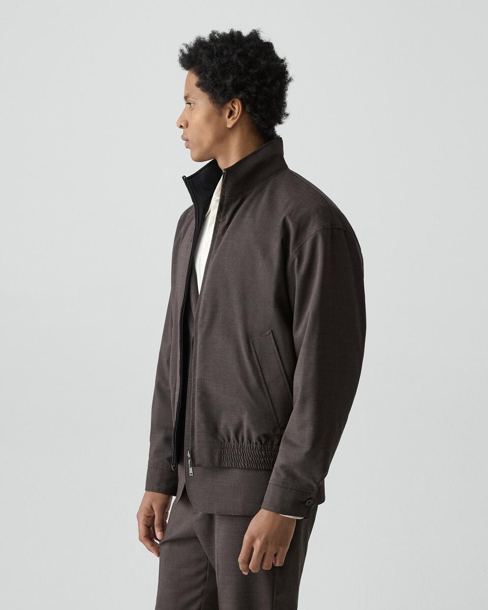 Reversible Jacket in Motion Wool