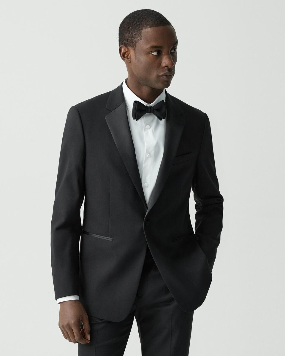 Chambers Tuxedo Blazer in Stretch Wool