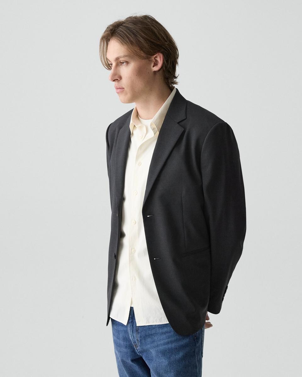 Relaxed Blazer in Stretch Wool