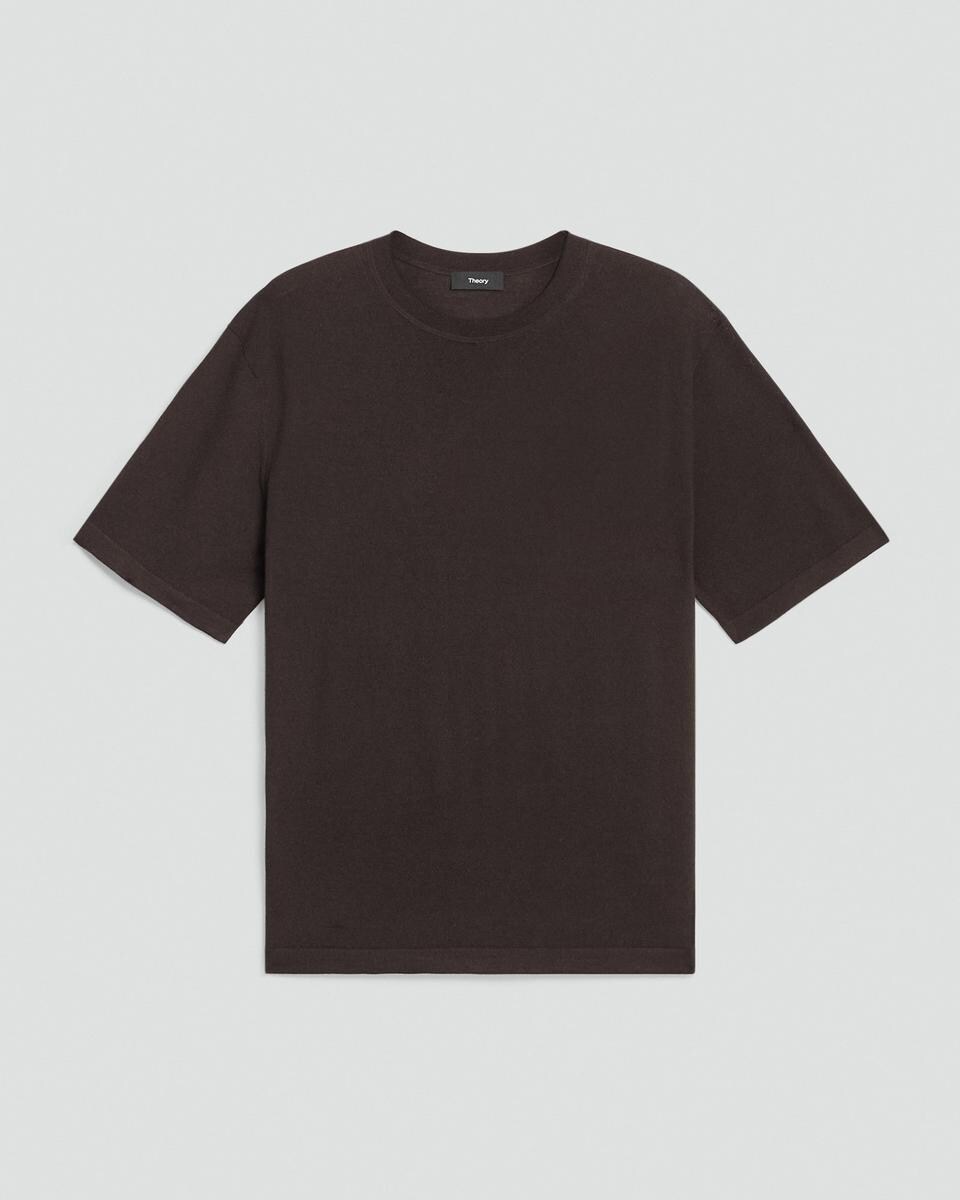 Relaxed Sweater Tee in Regal Wool