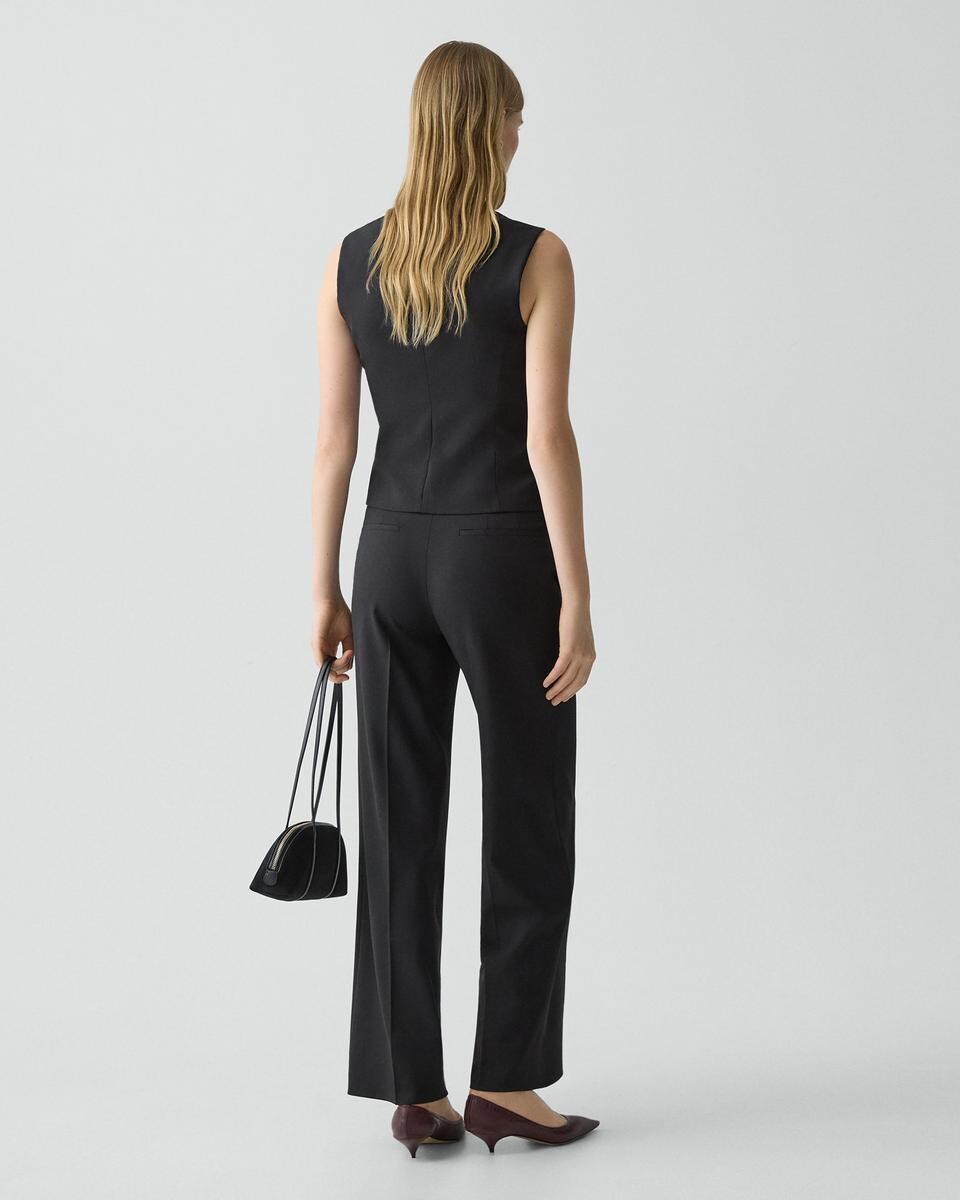 Classic Straight Pant in Good Wool