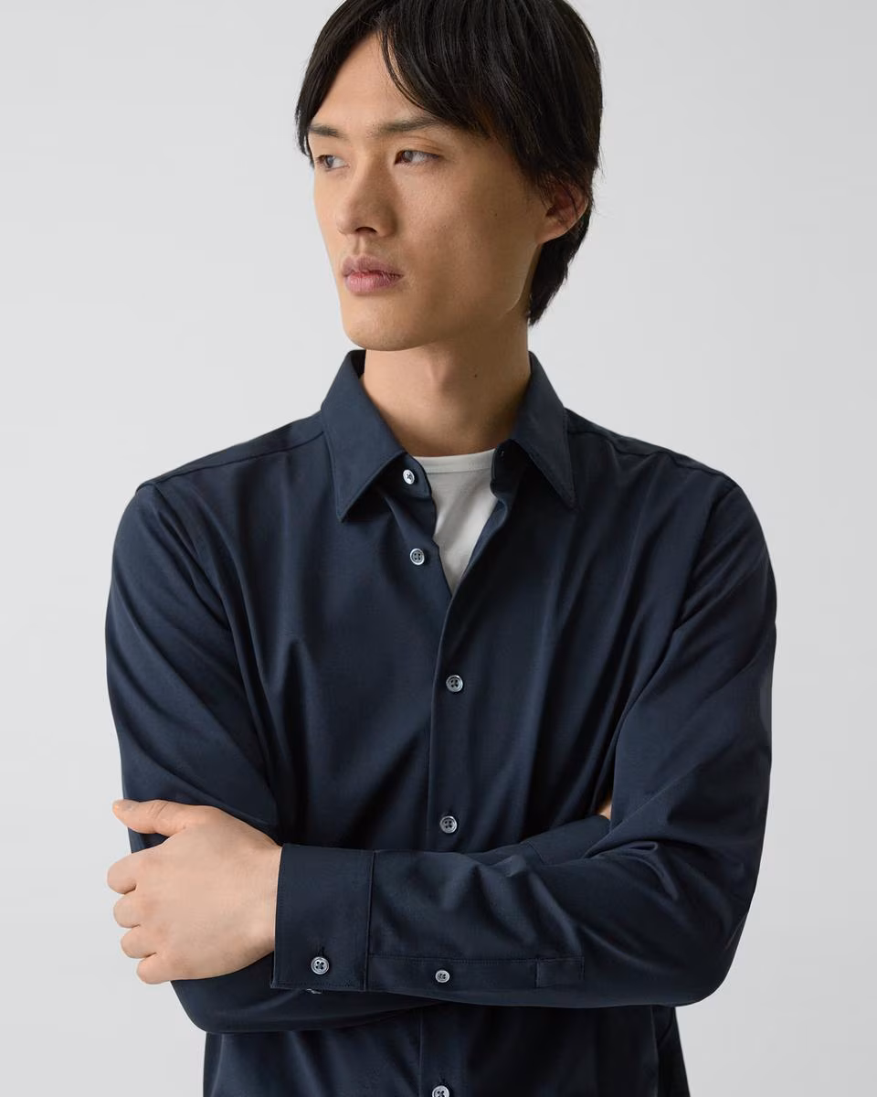 Sylvain Shirt in Structure Knit