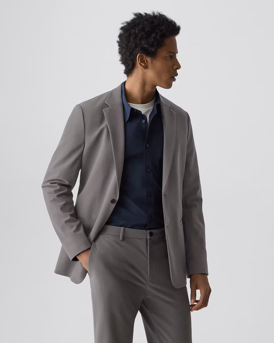 Clinton Blazer in Precision Ponte