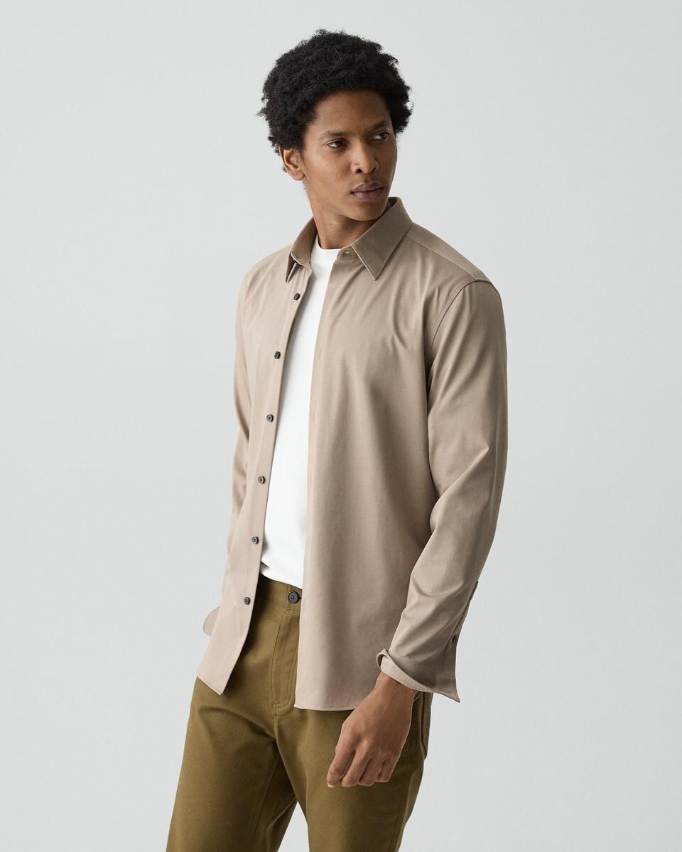 Sylvain Shirt in Structure Knit
