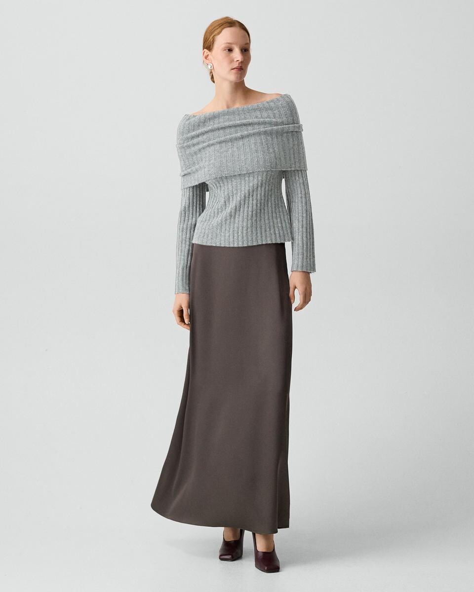 Bell Sleeve Sweater in Astor Wool
