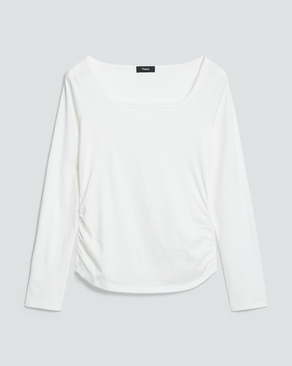 Square Neck Tee in Certified Organic Cotton