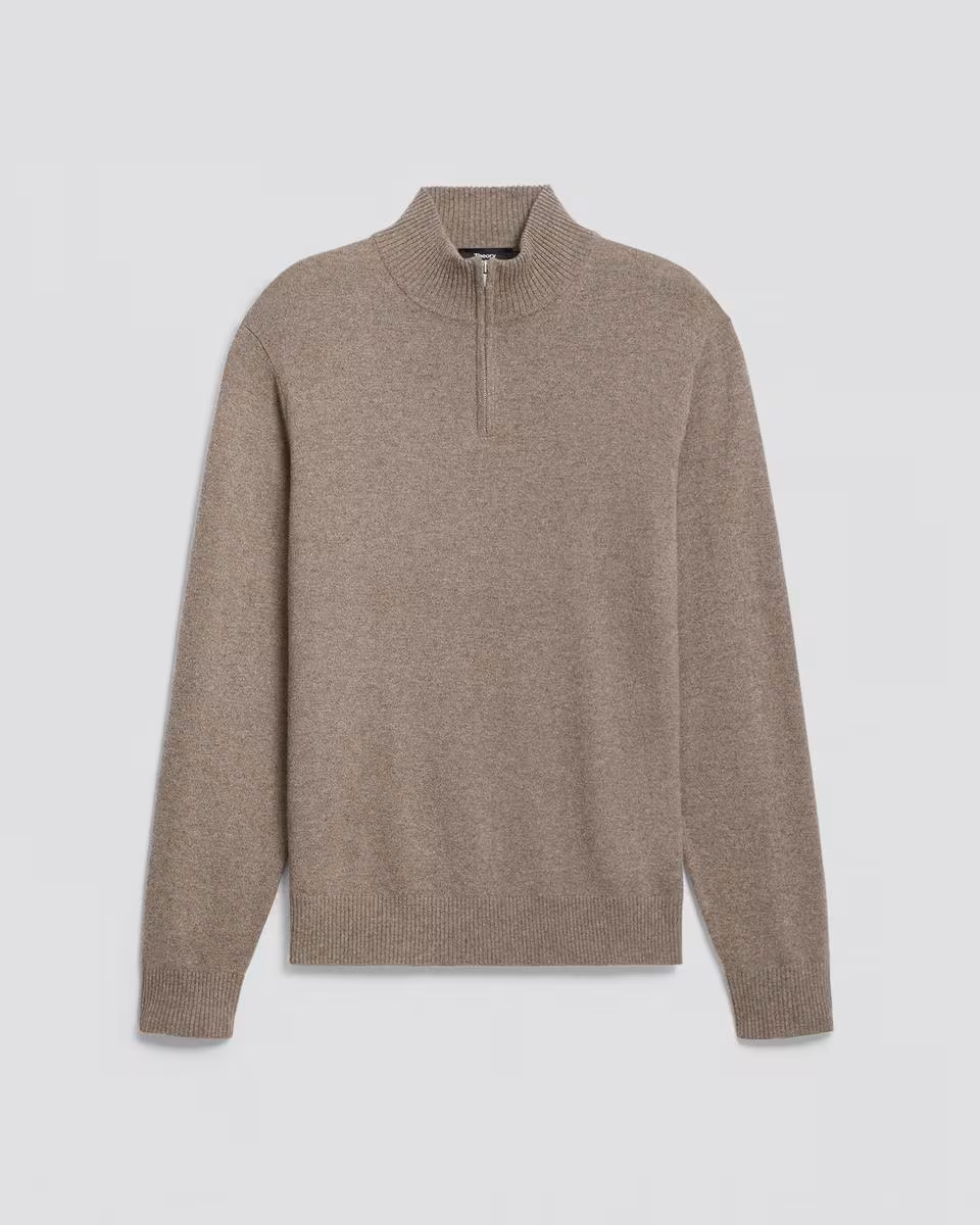 Hilles Quarter-Zip Sweater in Cashmere