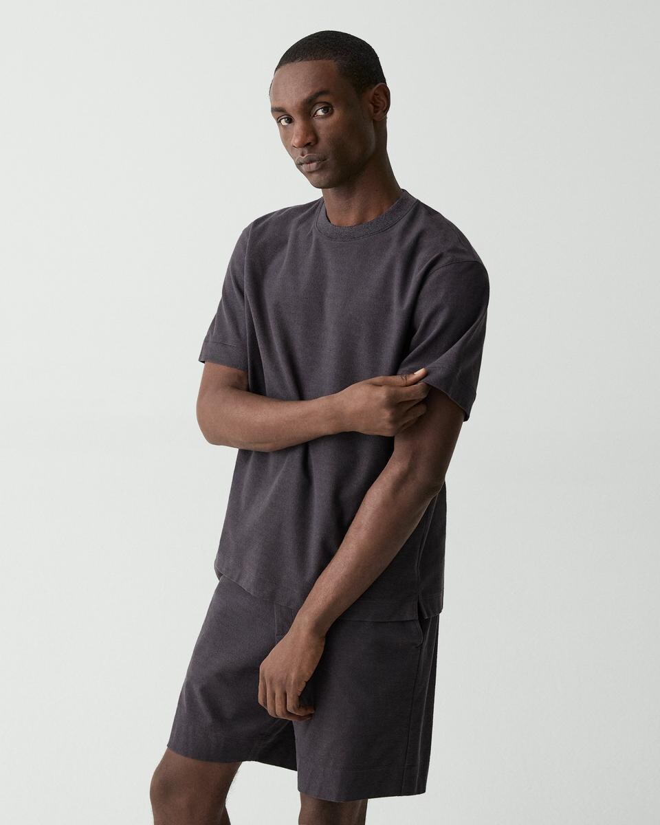 Relaxed Tee in Terry Cotton