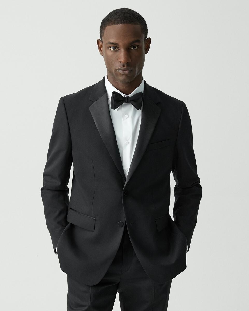 Chambers Tuxedo Blazer in Stretch Wool