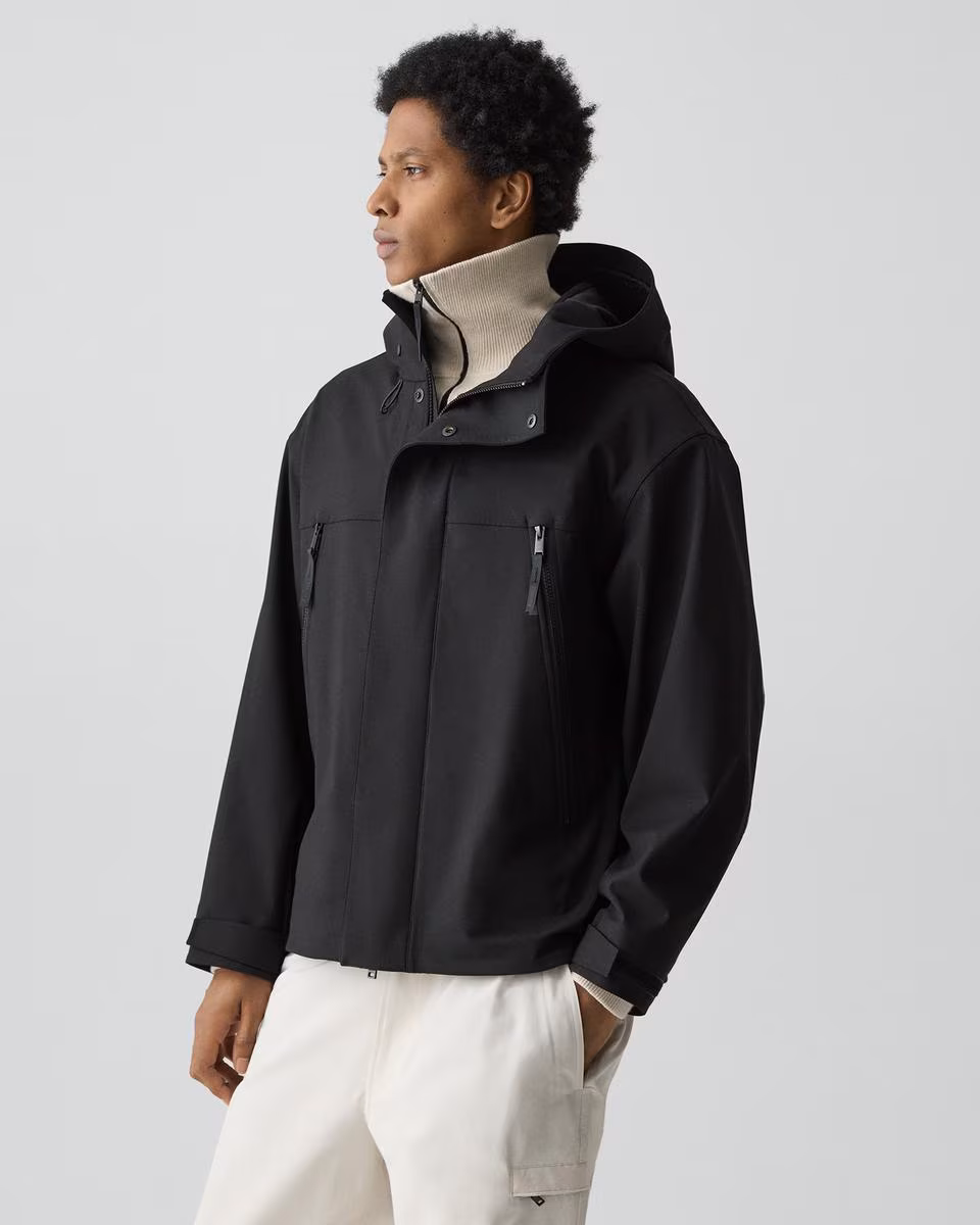 Hooded Jacket in Outer Shell