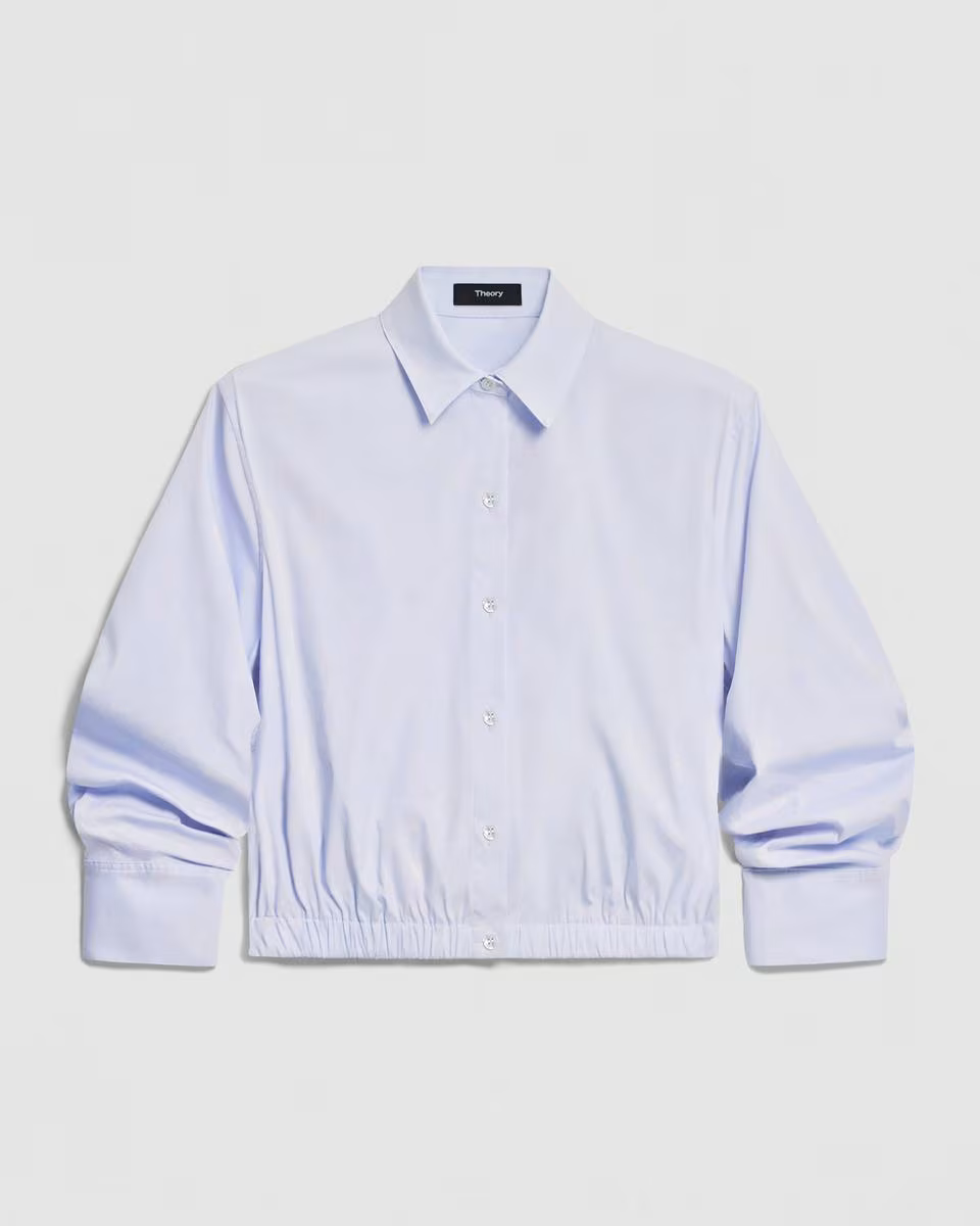 Cropped Shirt in Good Cotton