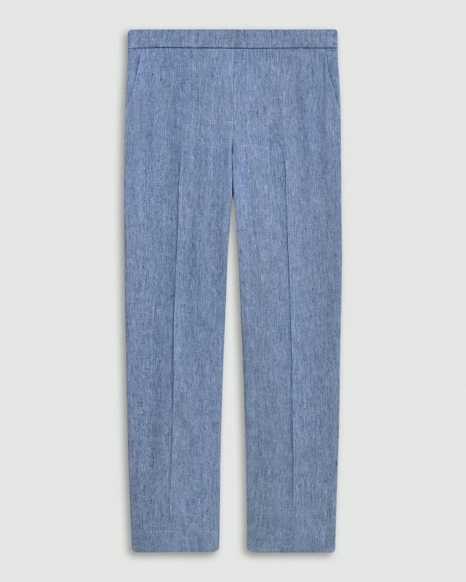 Treeca Pull-On Pant in Fluid Linen