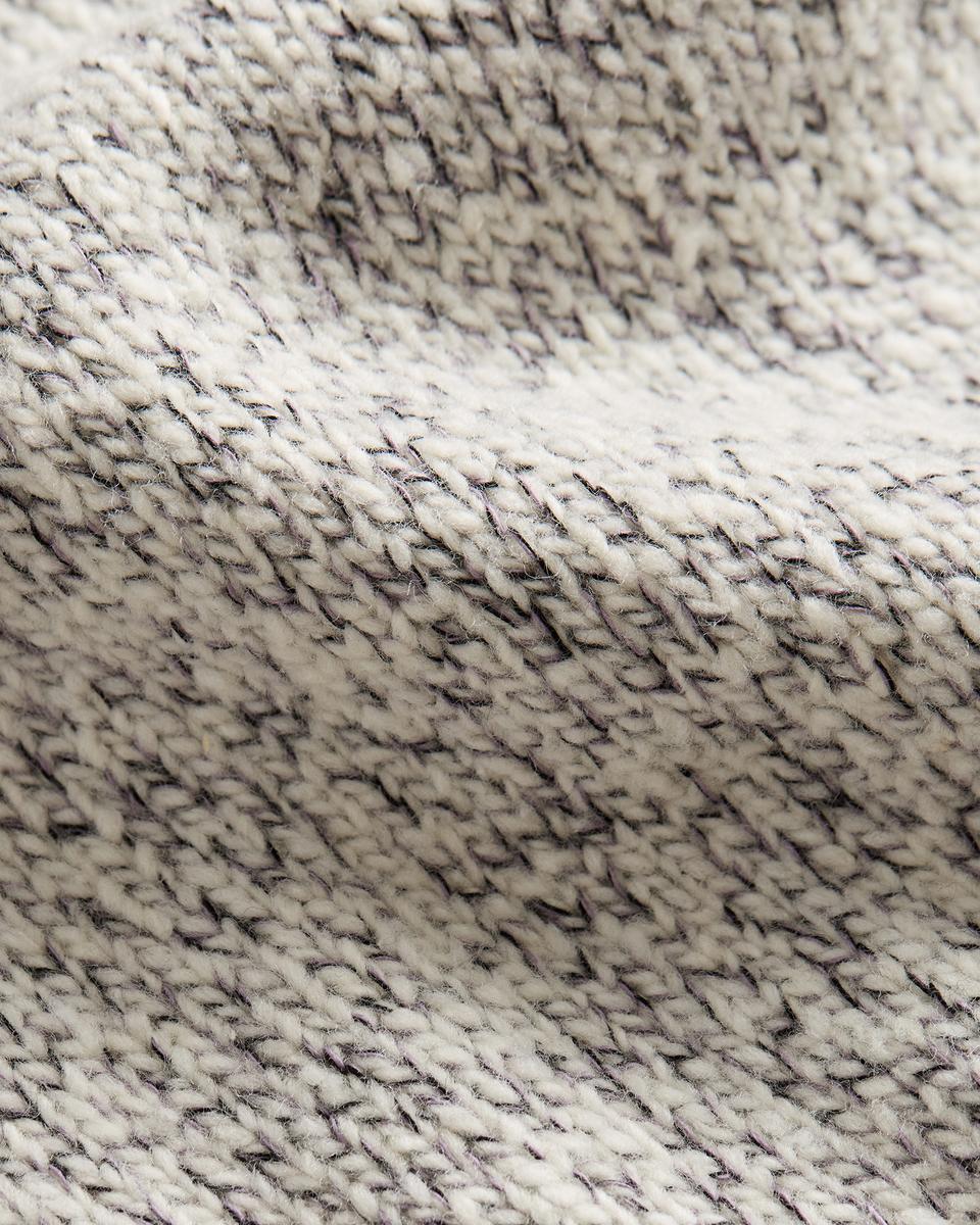 Quarter-Zip Sweater in Wool-Blend Twist