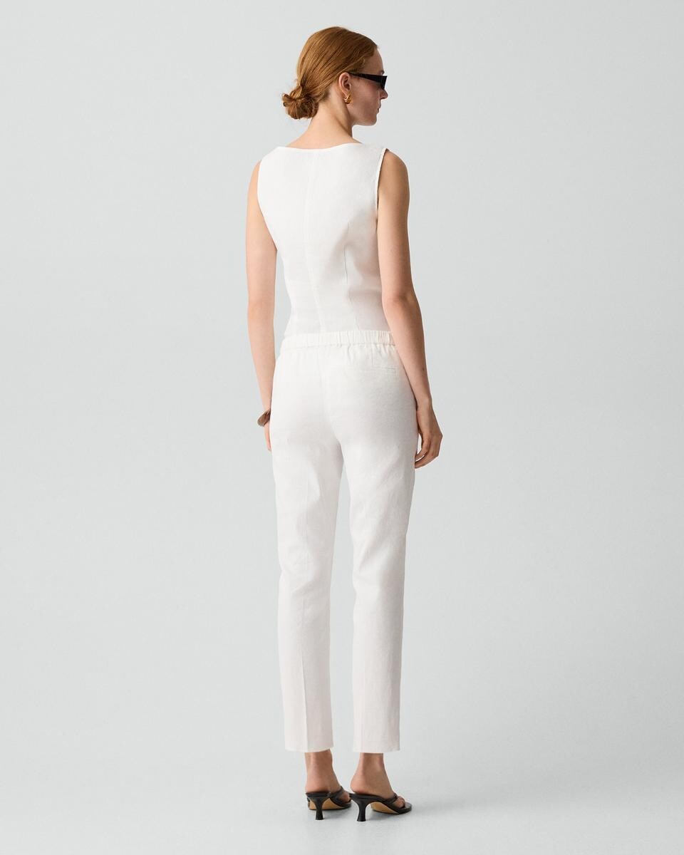 Treeca Pull-On Pant in Good Linen