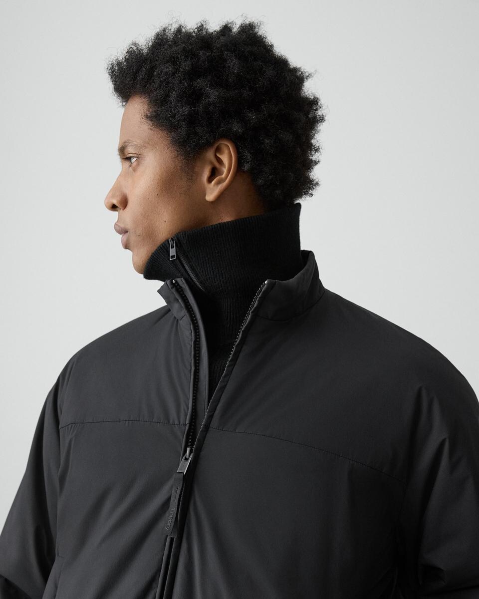 Stand Collar Jacket in Motion Nylon