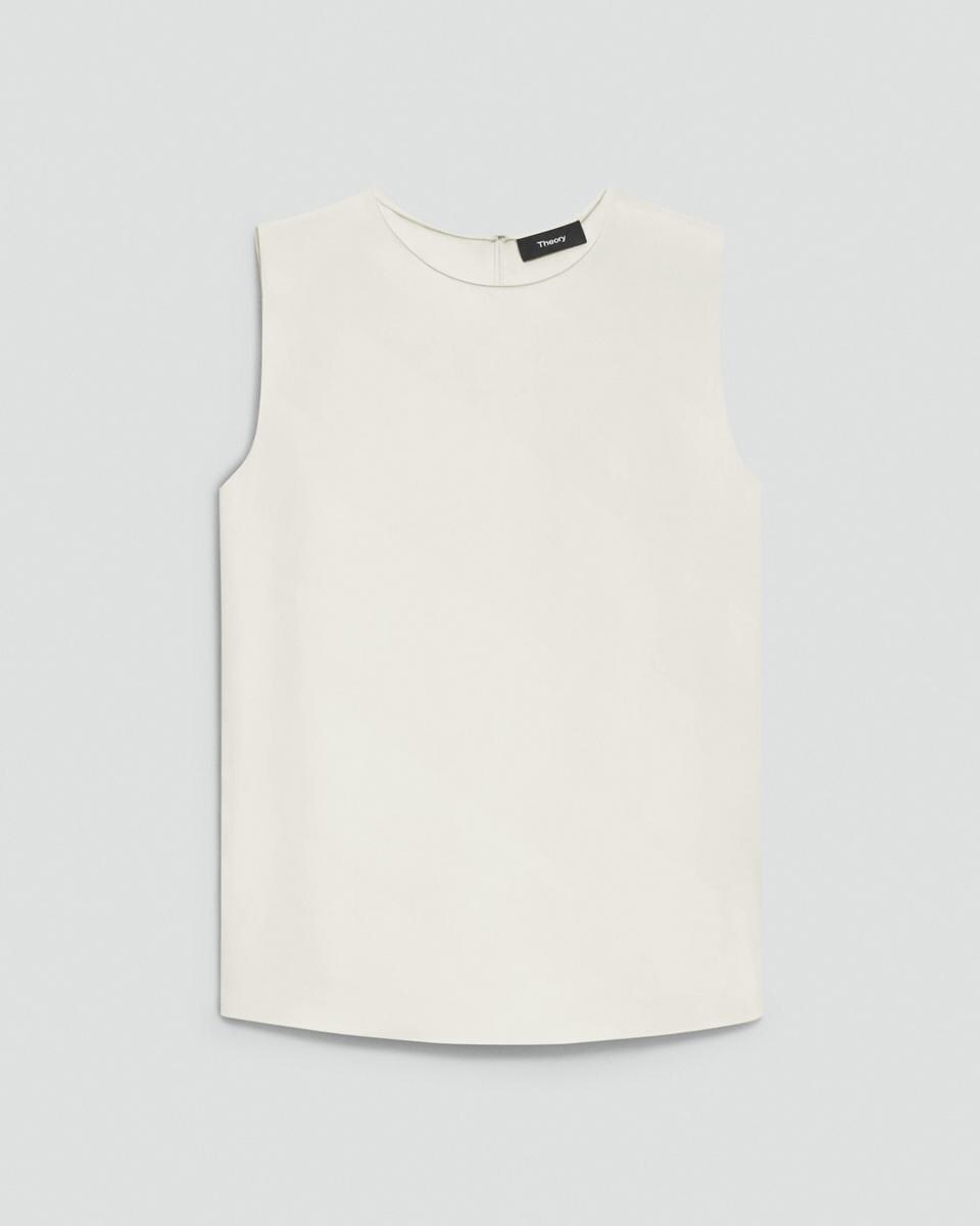 Shell Top in Silk Georgette