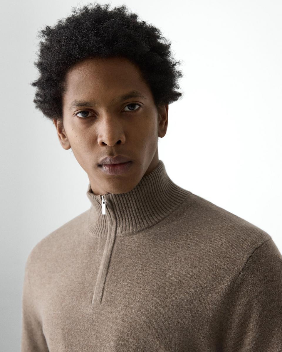 Hilles Quarter-Zip Sweater in Cashmere