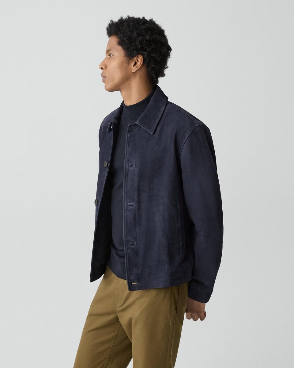 Amos Jacket in Suede
