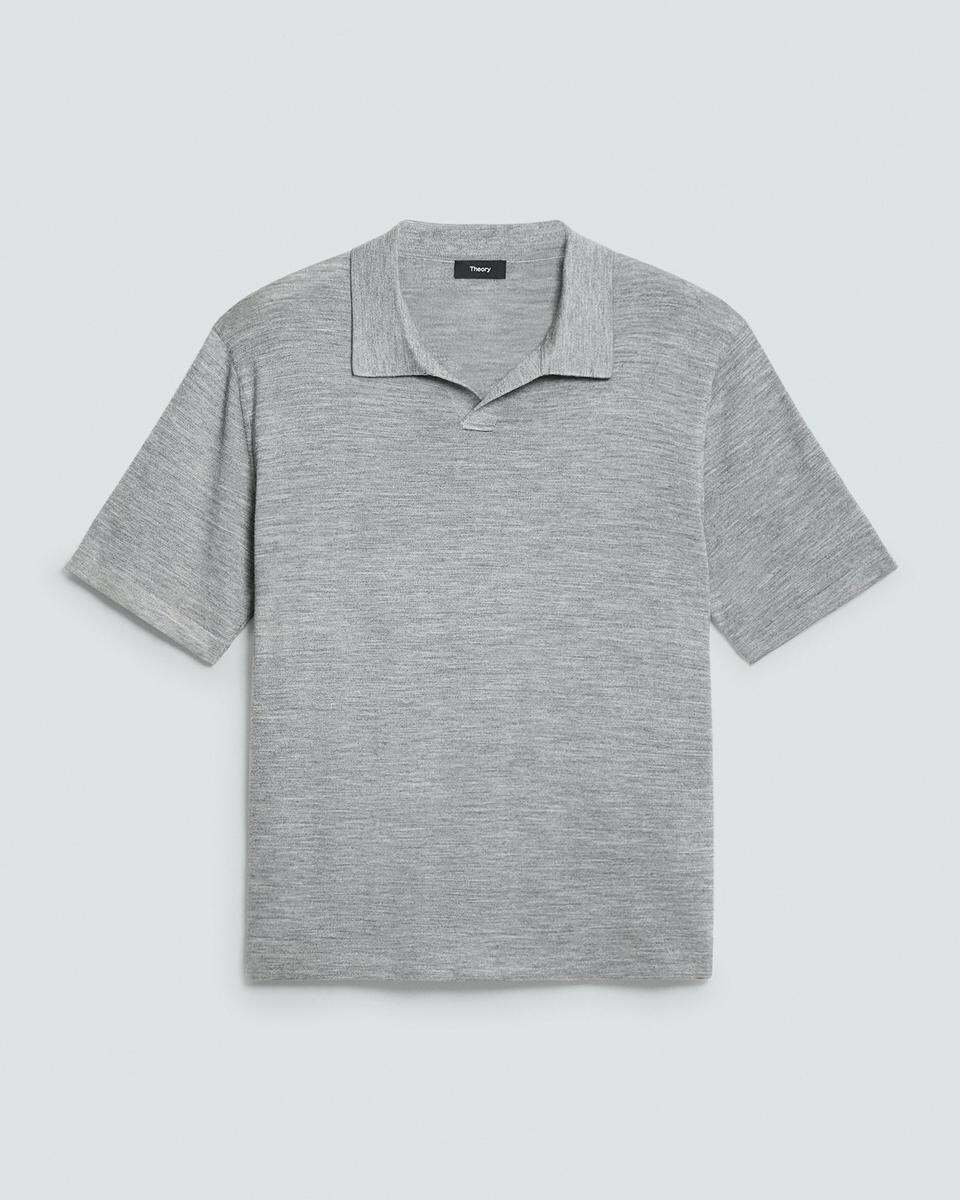 Relaxed Polo Shirt in Regal Wool
