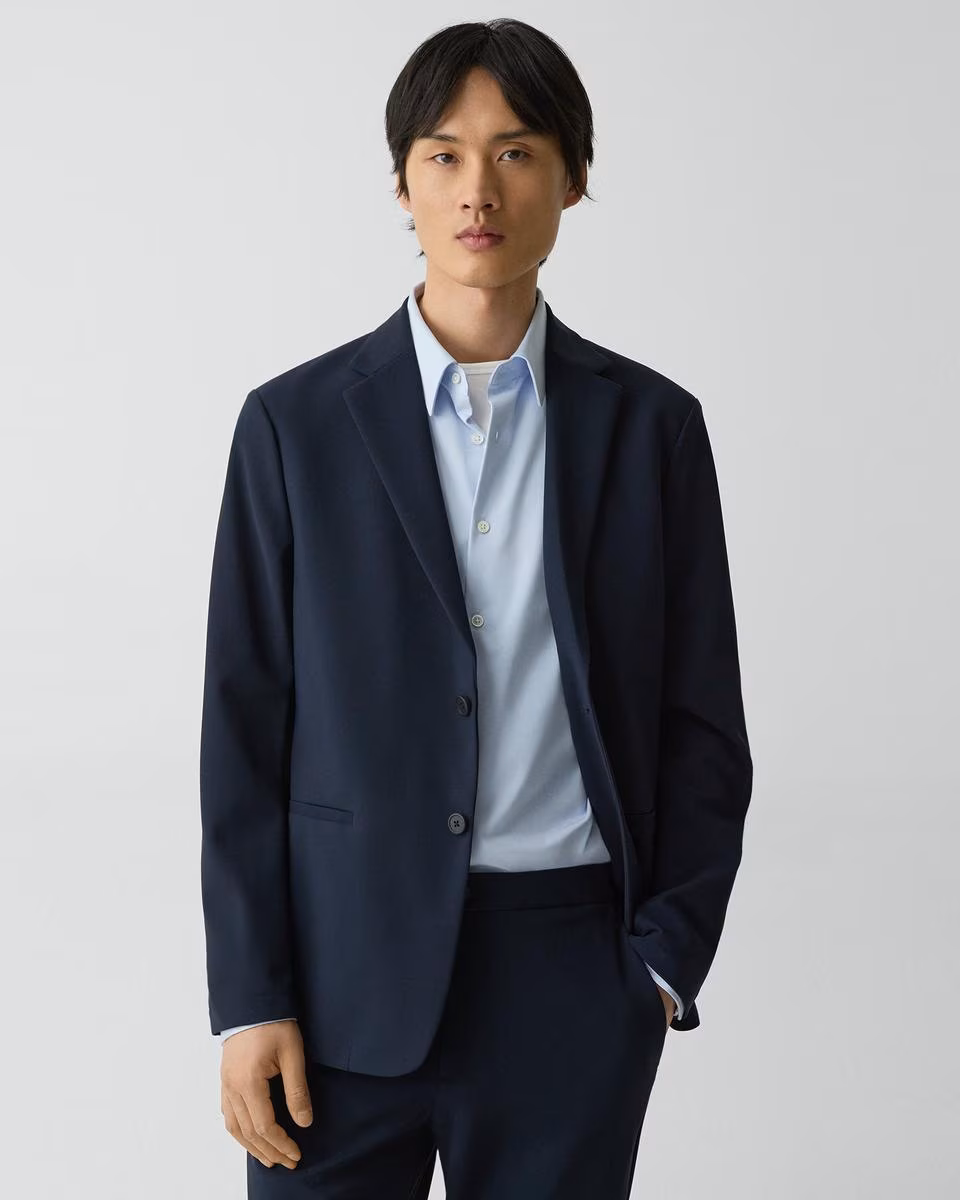 Clinton Blazer in Precision Ponte