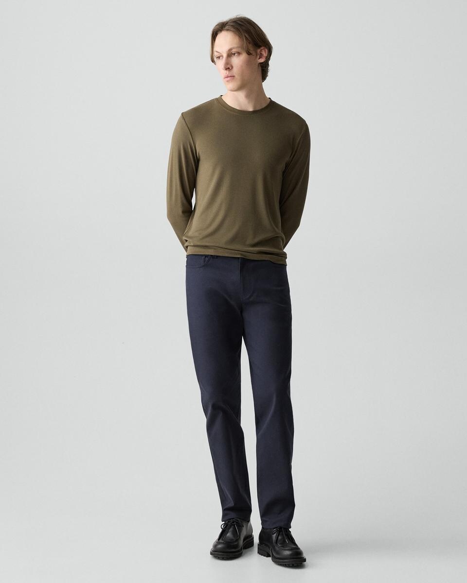 Essential Long-Sleeve Tee in Anemone Modal Jersey