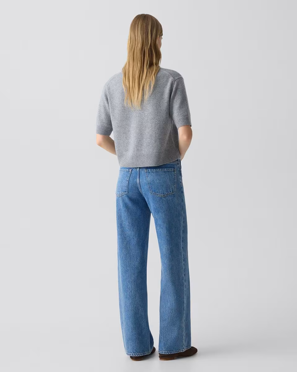 Straight-Leg Five-Pocket Pant in Relaxed Denim