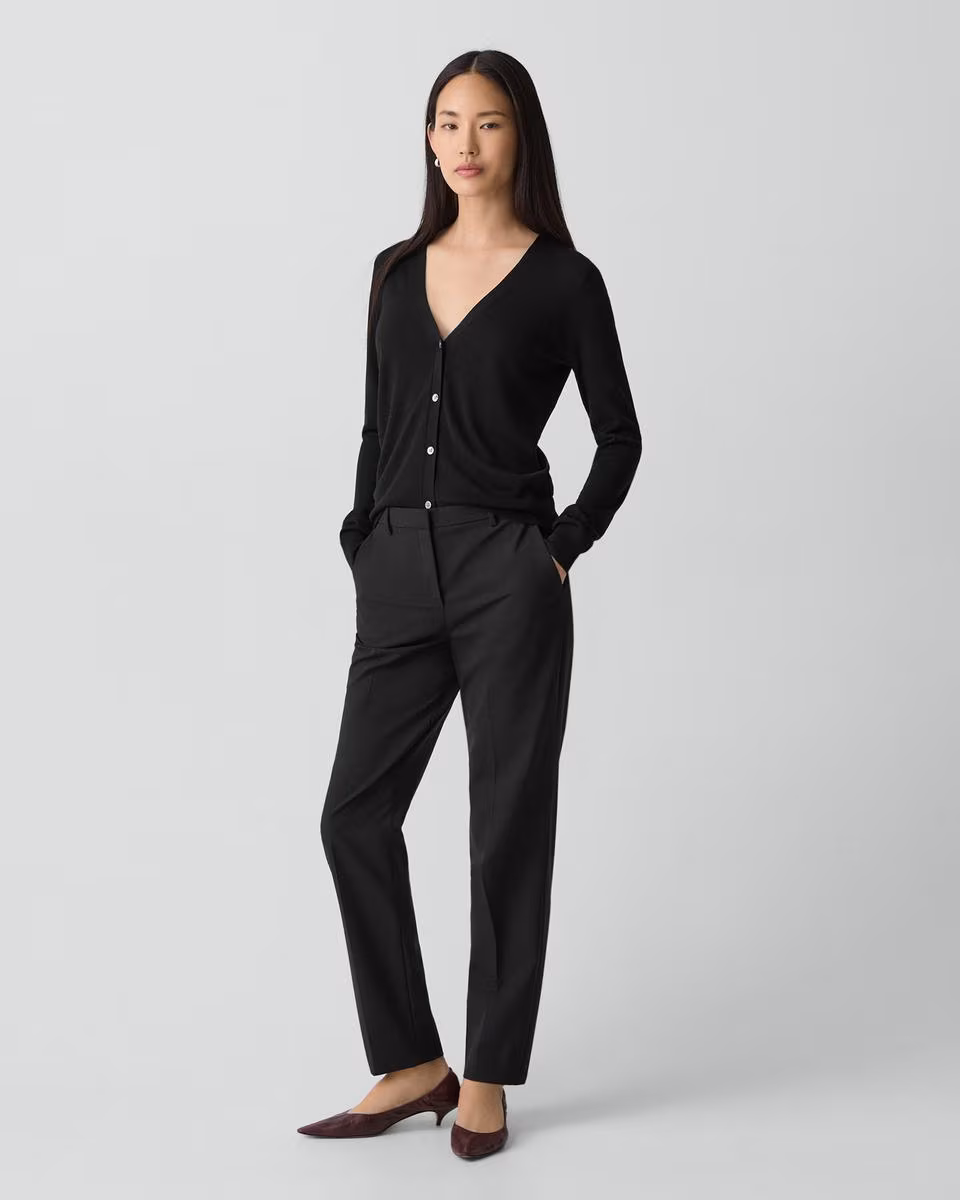 Treeca Full Length Pant in Good Wool