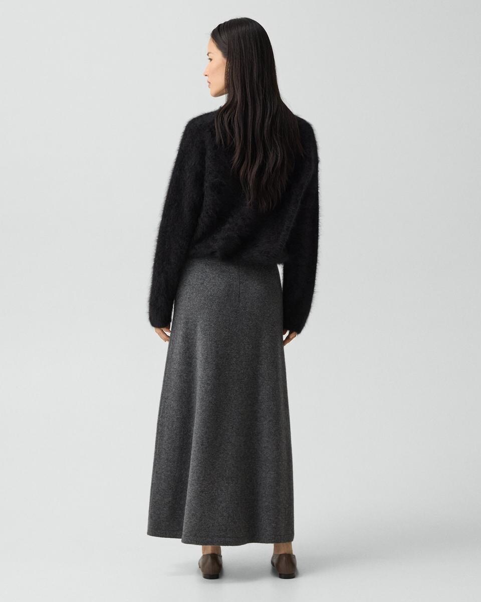 Knit Pull-On Skirt in Astor Wool