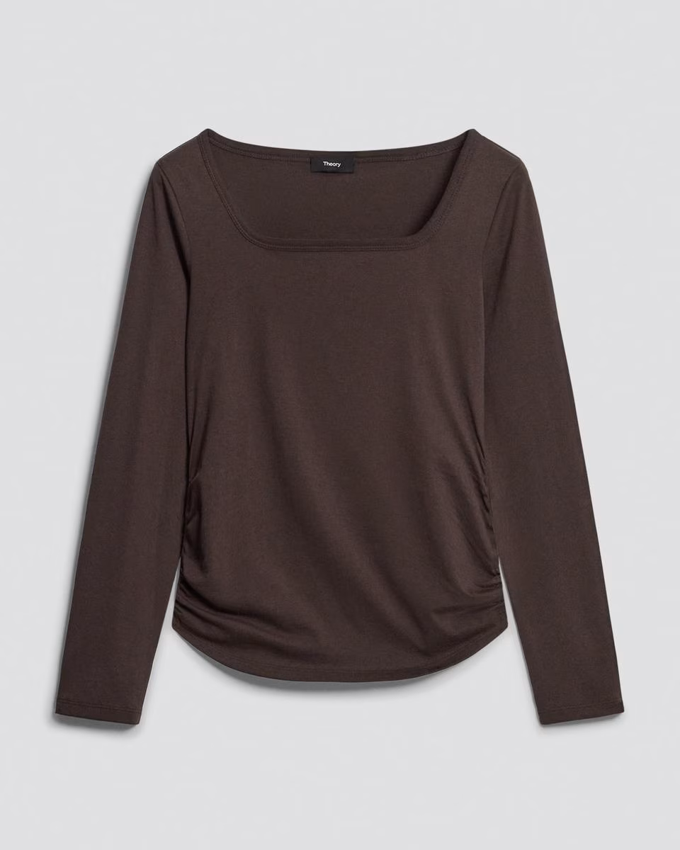 Square Neck Tee in Certified Organic Cotton