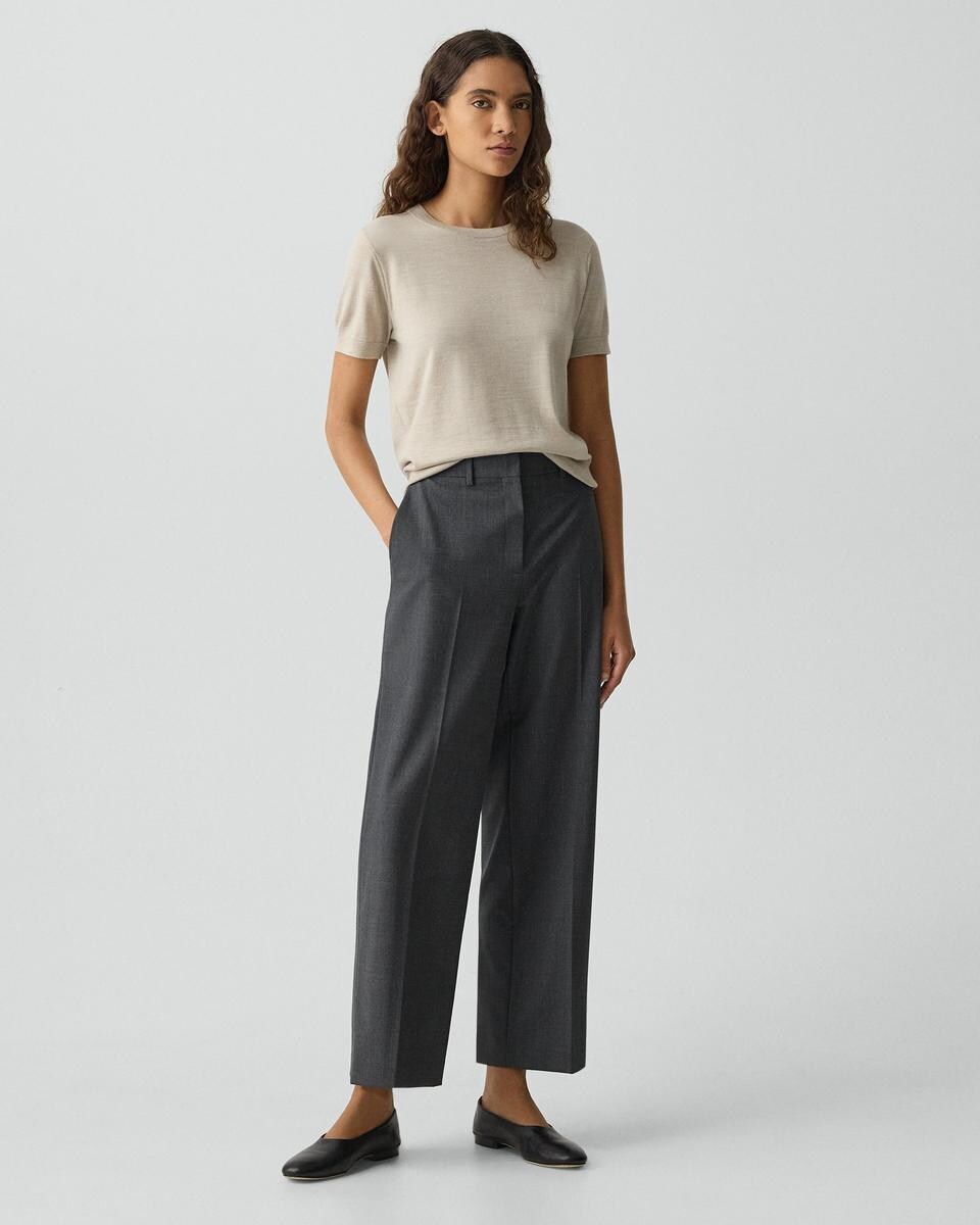 Classic Straight Pant in Good Wool