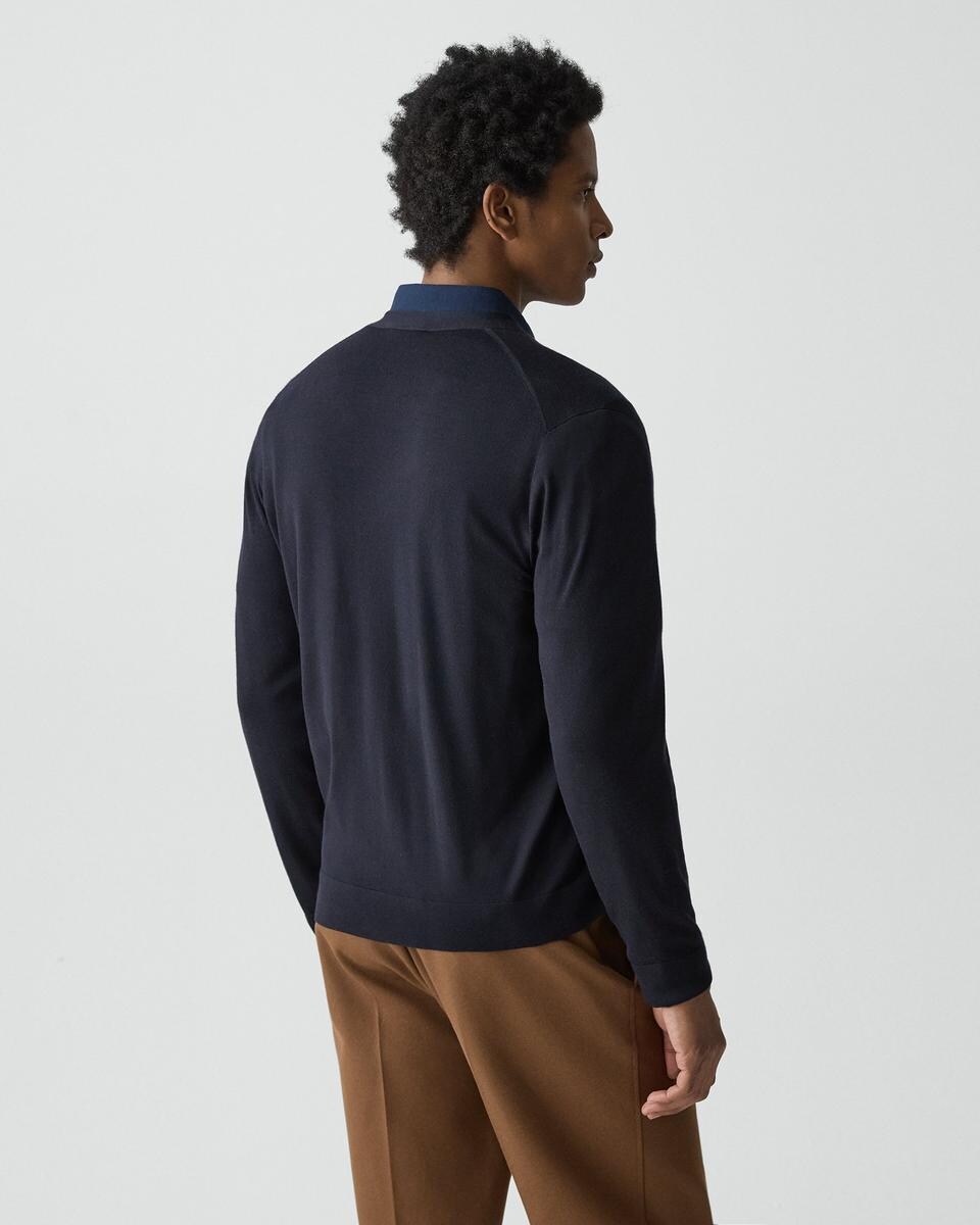 V-Neck Cardigan in Regal Wool