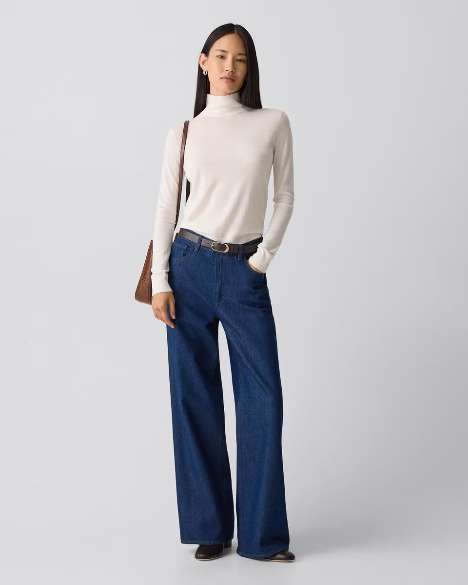 Turtleneck Sweater in Regal Wool