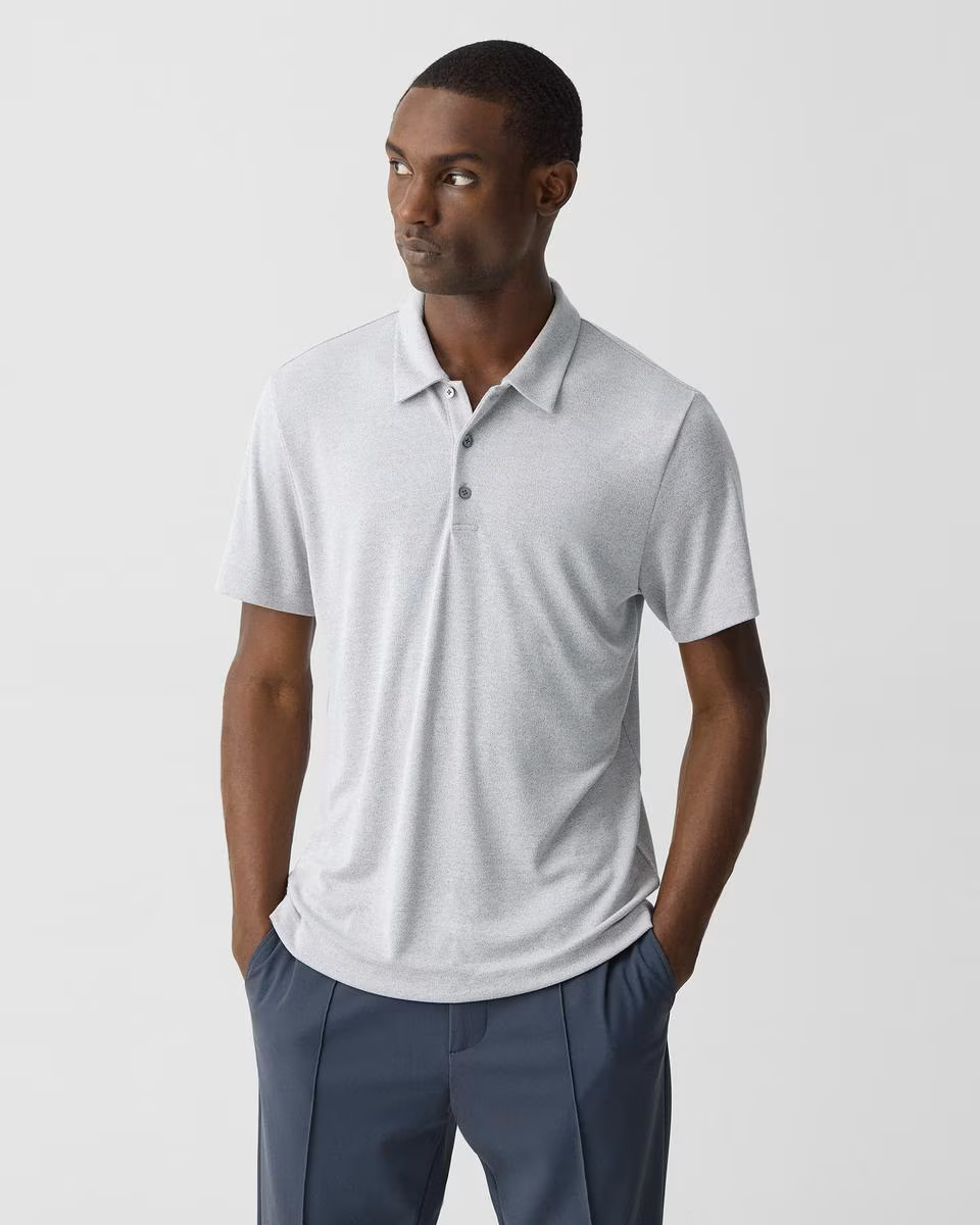 Bron Polo Shirt in Anemone Modal Jersey