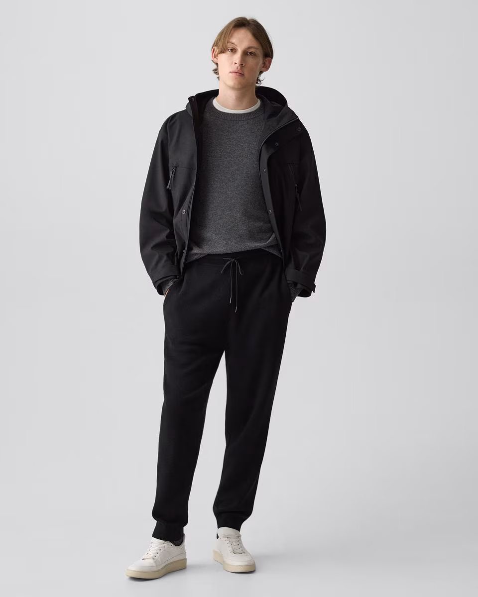 Drawstring Jogger in Wool Bilen