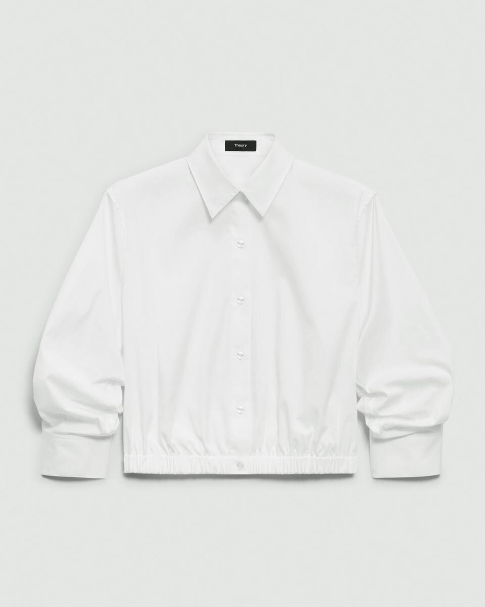 Cropped Shirt in Good Cotton