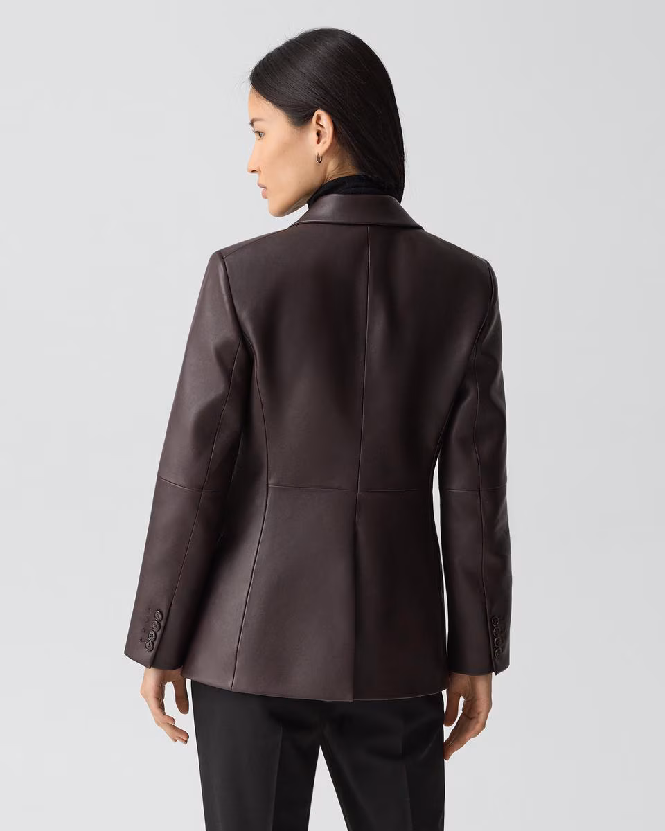 Lynnia Blazer in Leather