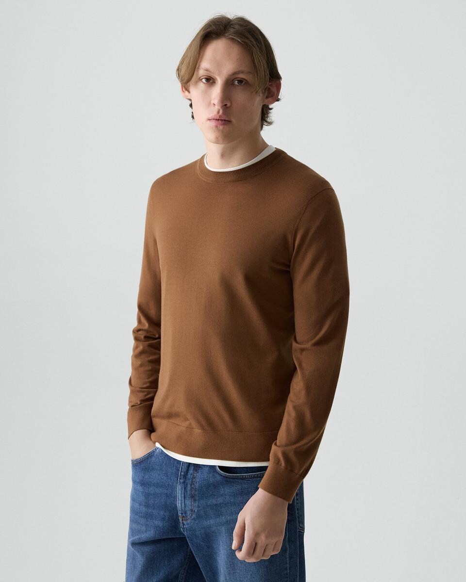 Crewneck Sweater in Regal Wool