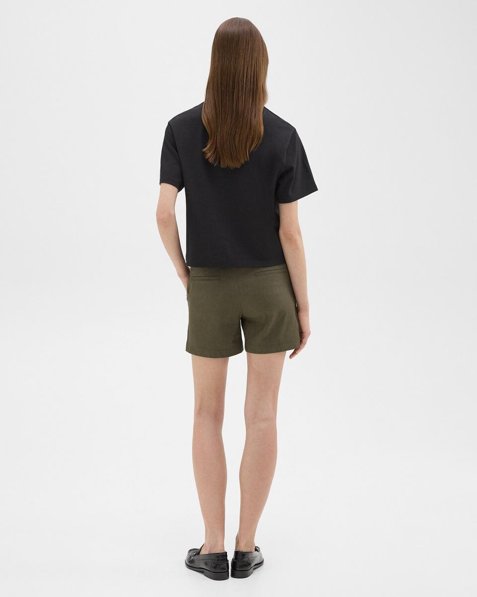 Waist Tab Short in Good Linen