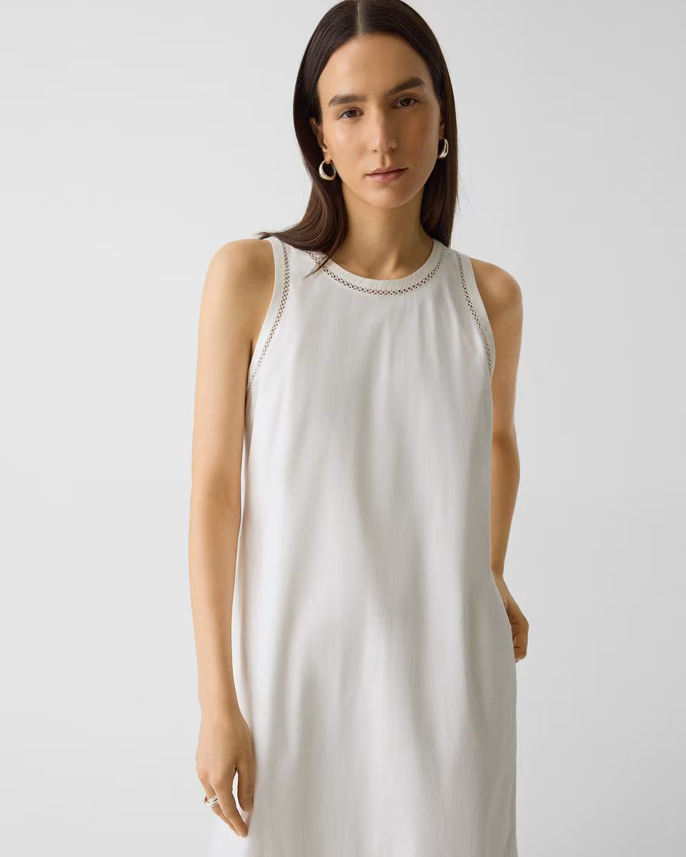 Maxi Tank Dress in City Poplin