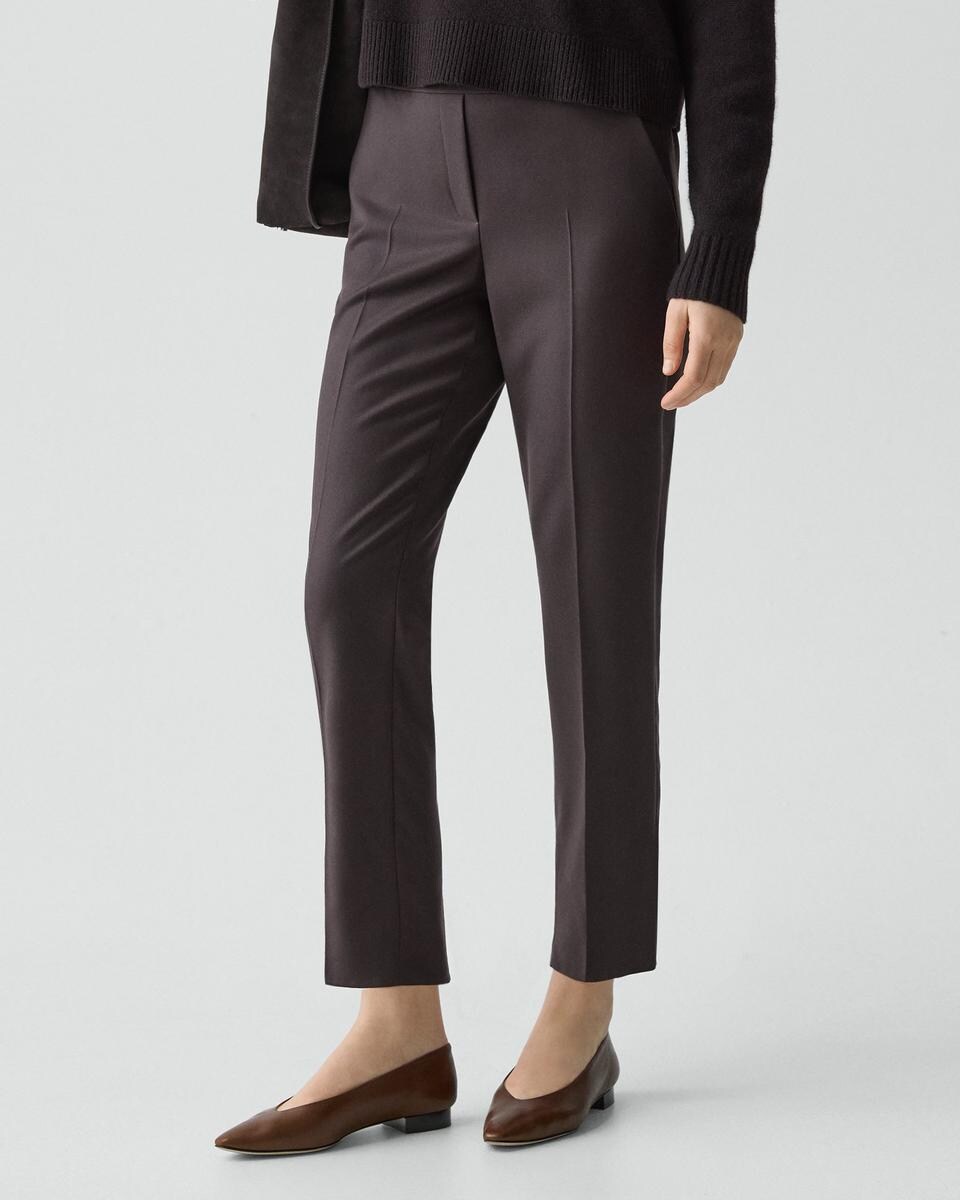 Treeca Pull-On Pant in Sleek Flannel