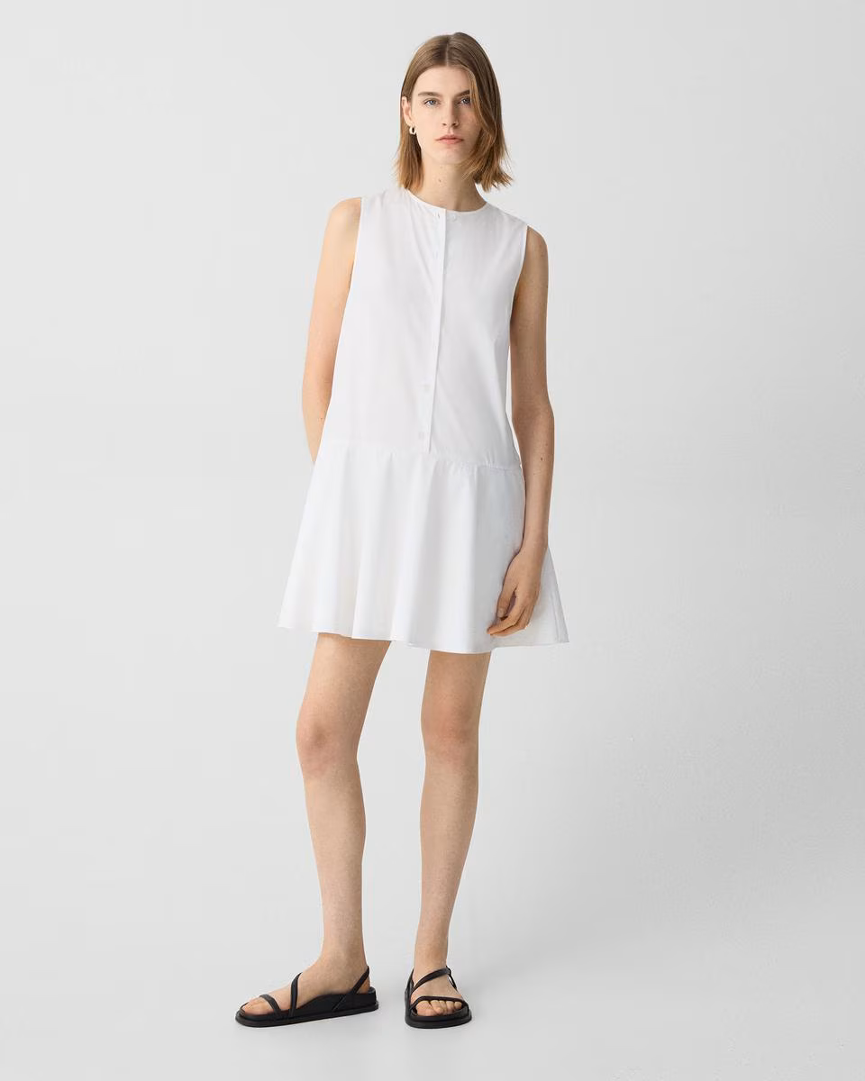 Sleeveless Mini Dress in Good Cotton